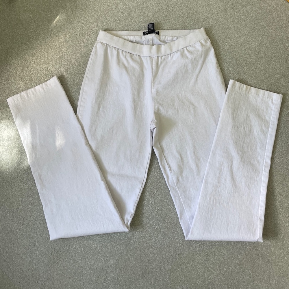 Clara S Stretch Twill Pants, White, Size S